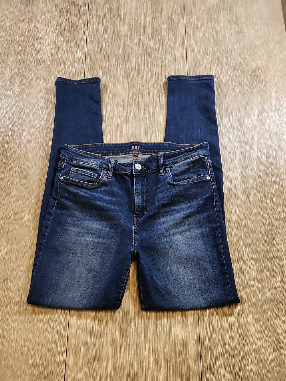 Kut From The Kloth Toothpick High Rise Skinny Denim Jeans (Size: 12)